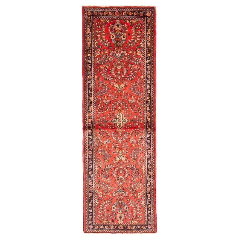 ECARPETGALLERY Hand-knotted Anadol Red Wool Rug - 2'7 x 8'10
