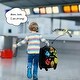 preview thumbnail 44 of 50, 2 Pieces 12 Inch 16 Inch Kids Luggage Set with Backpack and Suitcase for Travel - 18" x 12" x 8.5" (L x W x H)