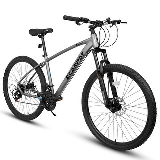 27.5-Inch Mountain Bike with 21-Speed Shimano Gears, Suspension