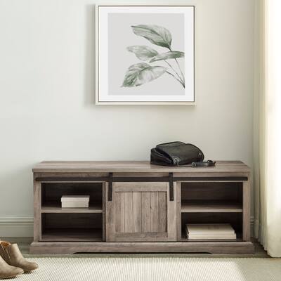 Middlebrook Sliding Groove Door Entry Bench