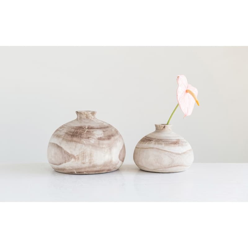 Decorative Paulownia Wood Vase