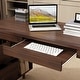 preview thumbnail 11 of 11, L Shaped Executive Desk 55.1" L Shape Computer Desk Office Desk