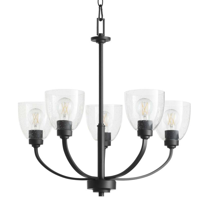 Quorum International Reyes 5 Light 26" Wide Chandelier - Textured Black