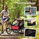 preview thumbnail 10 of 14, Baby Bike Trailer for Kids with 5-Point Safety Harness, Canopy, and Ample Storage, Holds 2 Children, 88 lbs