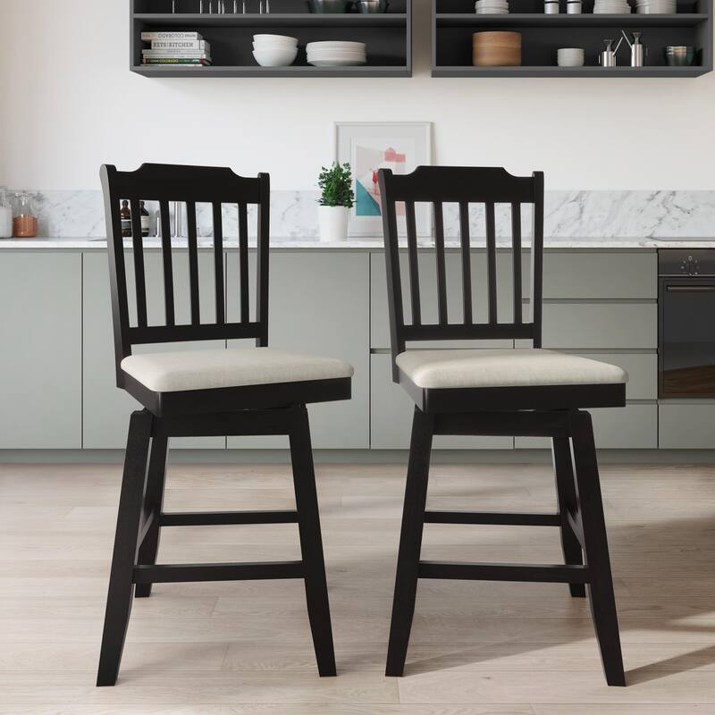 CraftPorch Classic Swivel Counter Chairs