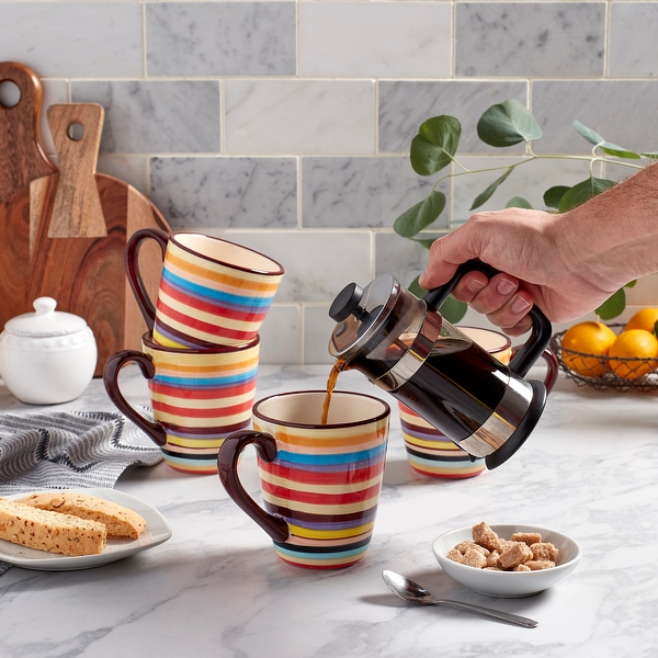 Tabletops Gallery Sedona Stripe 16oz 