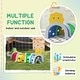 preview thumbnail 3 of 7, Qaba Kids Play Tunnel for Children 3-6 Years to Crawl and Climb, Lion Design , Multicolored