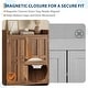 preview thumbnail 3 of 6, Garvee Farmhouse Shoe Cabinet,Large Shoe Cabinet with 2 Doors & Adjustable Shelves, Anti-tip Design, 6-Tier Shoe Storage