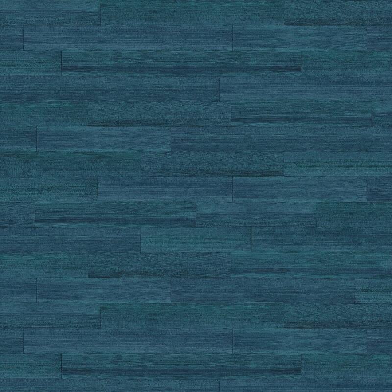 Seabrook Designs Husky Banana Embossed Vinyl Unpasted Wallpaper - 27 in. W x 27 ft. L - Royal Blue