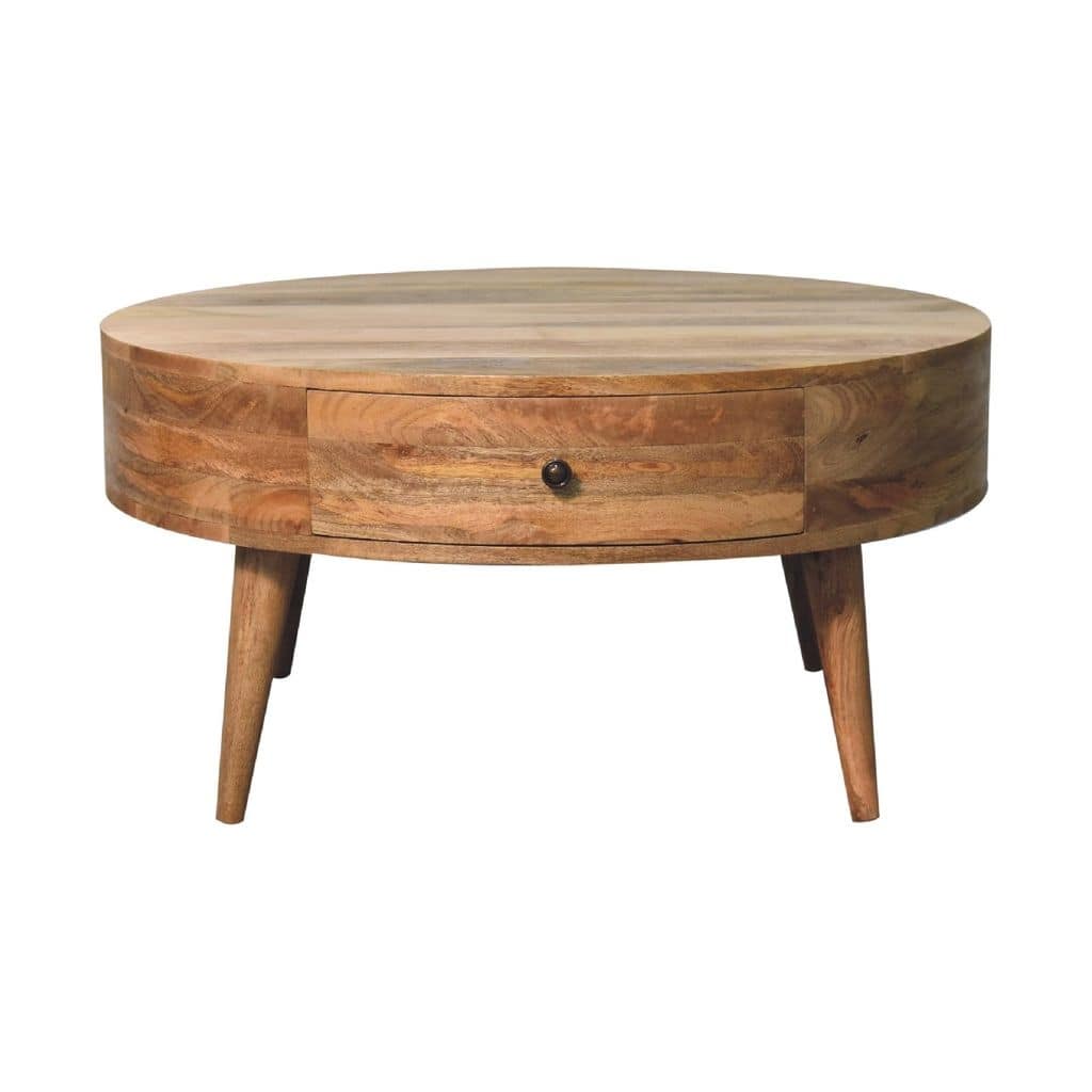 Artisan Furniture Solid Wood Odyssey Oak-ish Coffee Table