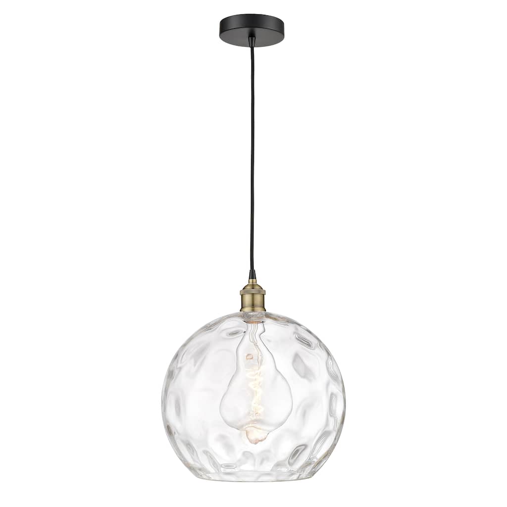 Innovations Lighting Athens Water Glass - 1 Light 14" Cord Hung Pendant