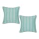 Option Chambray Stripe, Jewel Green