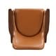 preview thumbnail 6 of 7, Mid-Century Faux Leather Accent Chair with Cushioned Seat