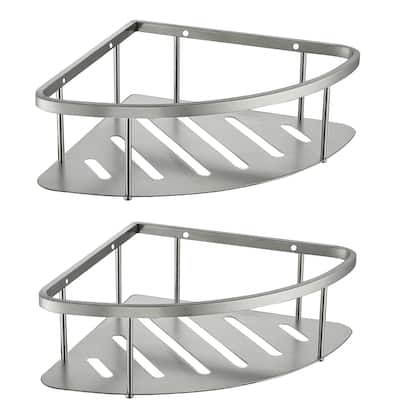 2-Pack 304 Stainless Steel Wall Mounted Corner Shower Caddy