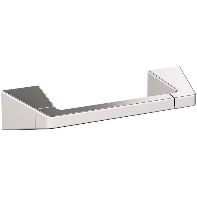 Amerock Blackrock Wall Mounted Pivoting Toilet Paper Holder - Polished Nickel