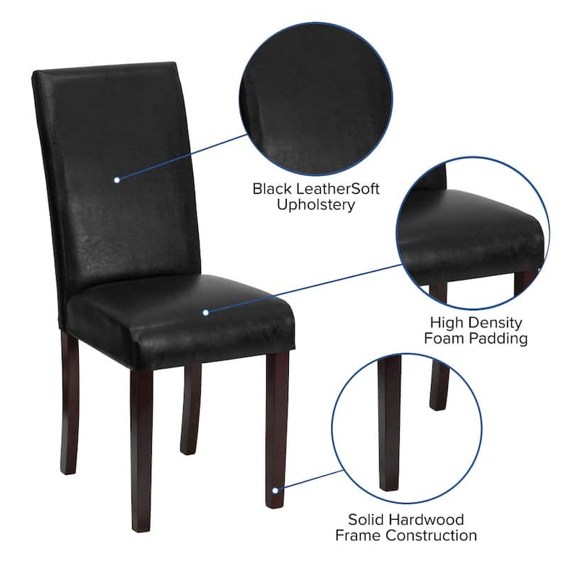Panel Back Parsons Chair