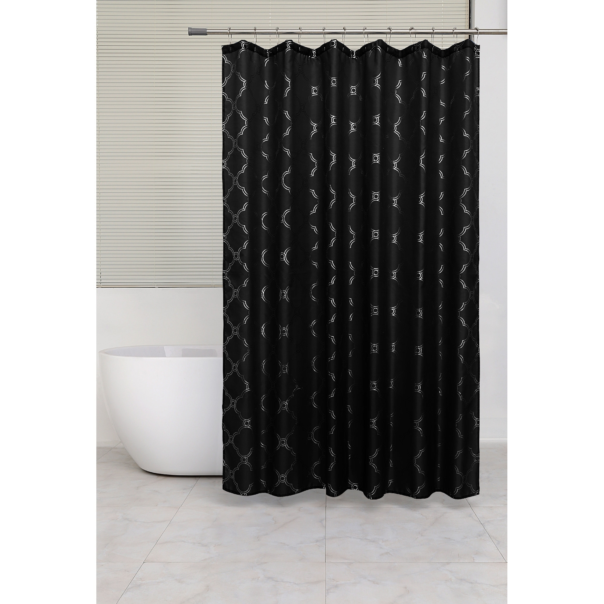 Marbled Rippled Shower Curtain Creative Home Decor Aesthetic