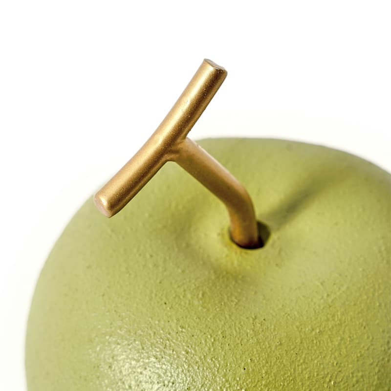 Cream White Fruit Table Top Apple And Pear, Set of 2