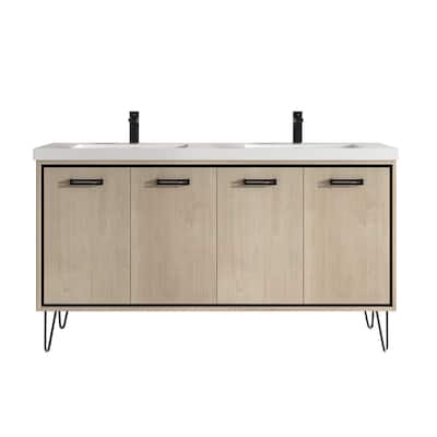 Mitchell 60" Double Bathroom Vanity Set
