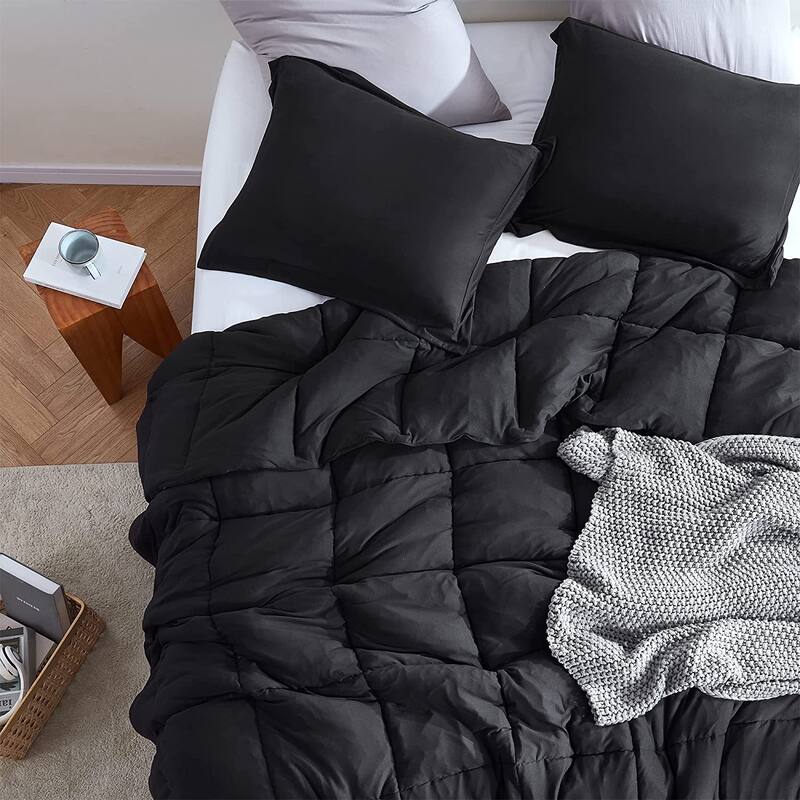 Better Than Butter - Coma Inducer® Oversized Comforter Set - Black