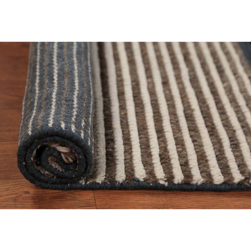 Moroccan Modern Foyer Rug Handmade Wool Carpet - 2'0"x 3'0"