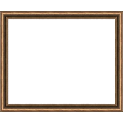 Amanti Art Manhattan Bronze Narrow Framed Dry Erase Magnetic Board