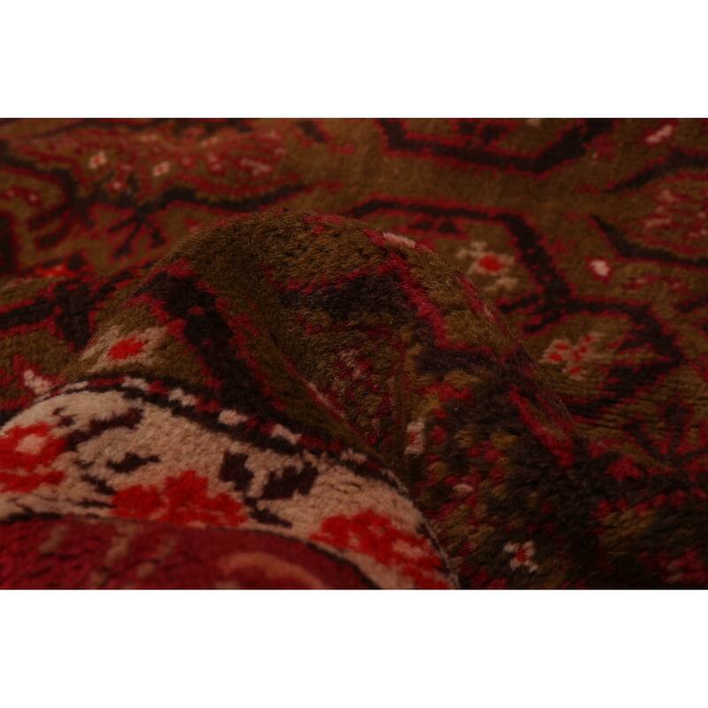 ECARPETGALLERY Hand-knotted Anatolian Vintage Brown, Red Wool Rug - 5'1 x 15'9