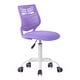 preview thumbnail 4 of 36, HomyLin Plastic Mesh Adjustable Armless Desk Chair with Rolling Wheels Kids Teen