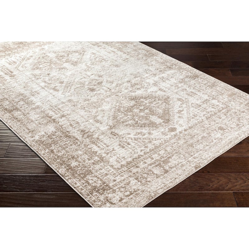 Livabliss Monte Carlo Updated Traditional Medallion Area Rug