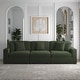 preview thumbnail 119 of 132, Corduroy Couch Modular Sectional Sofa with Pillows
