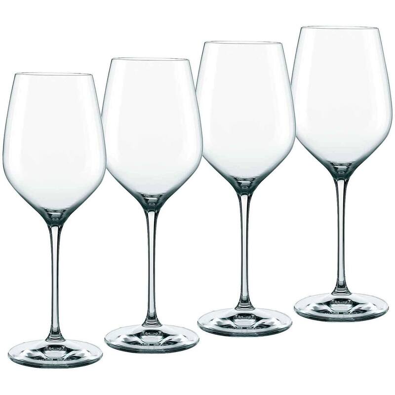 Nachtmann Set of 4 Supreme Red Wine Balloon Glasses - 28.4 oz - 28.4 oz - Clear