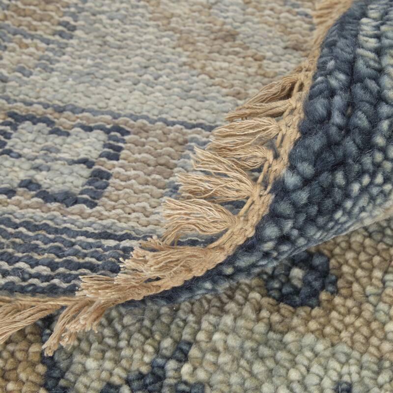 HomeRoots Geometric Traditional Rectangle Area Rug - 168.00 in. x 120.00 in. x 0.40 in.