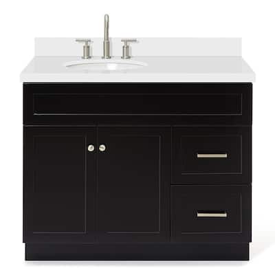 Ariel F043SLWQOVO Hamlet 43" Free Standing Single Basin Vanity Set