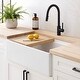 preview thumbnail 2 of 3, SinkSense Hanzo Hevea Wood 1.5″ Cutting Board - 17.25" x 12.5" x 1.5"