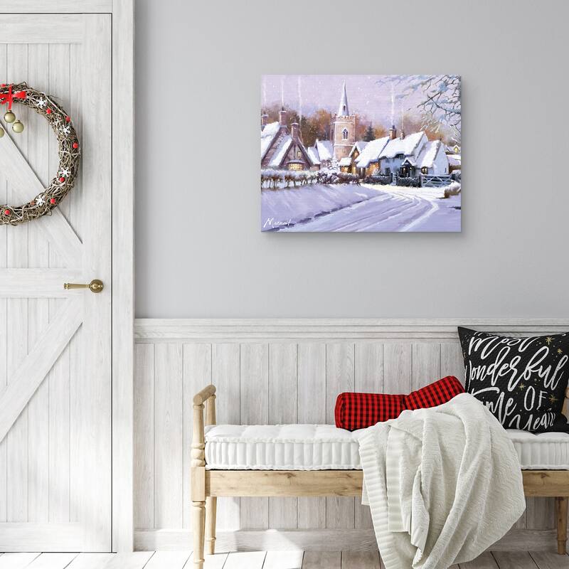 Christmas Village by The Macneil Studio Canvas Art Print