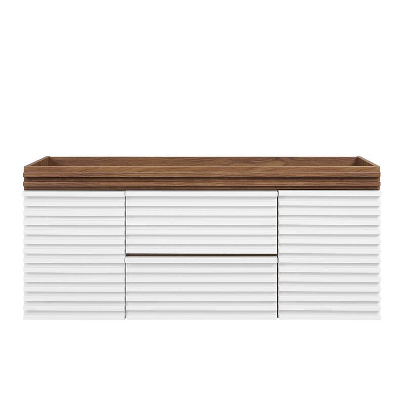 Render 48" Single Sink Compatible (Not Included) Bathroom Vanity Cabinet