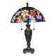 preview thumbnail 1 of 3, Florieta Dale Tiffany Table Lamp. - 24" Tall