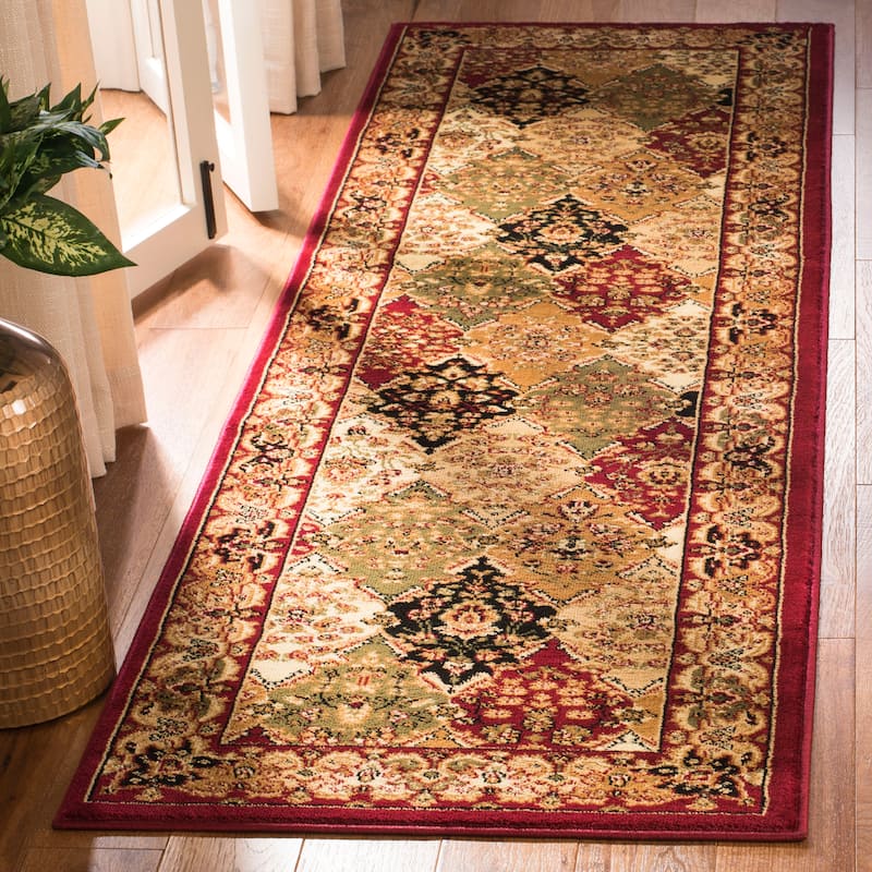 SAFAVIEH Lyndhurst Lyndy Traditional Oriental Rug - 2'3" x 14' Runner - Multi/Red