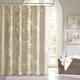 Copper Grove Evanoff Printed Shower Curtain - Taupe