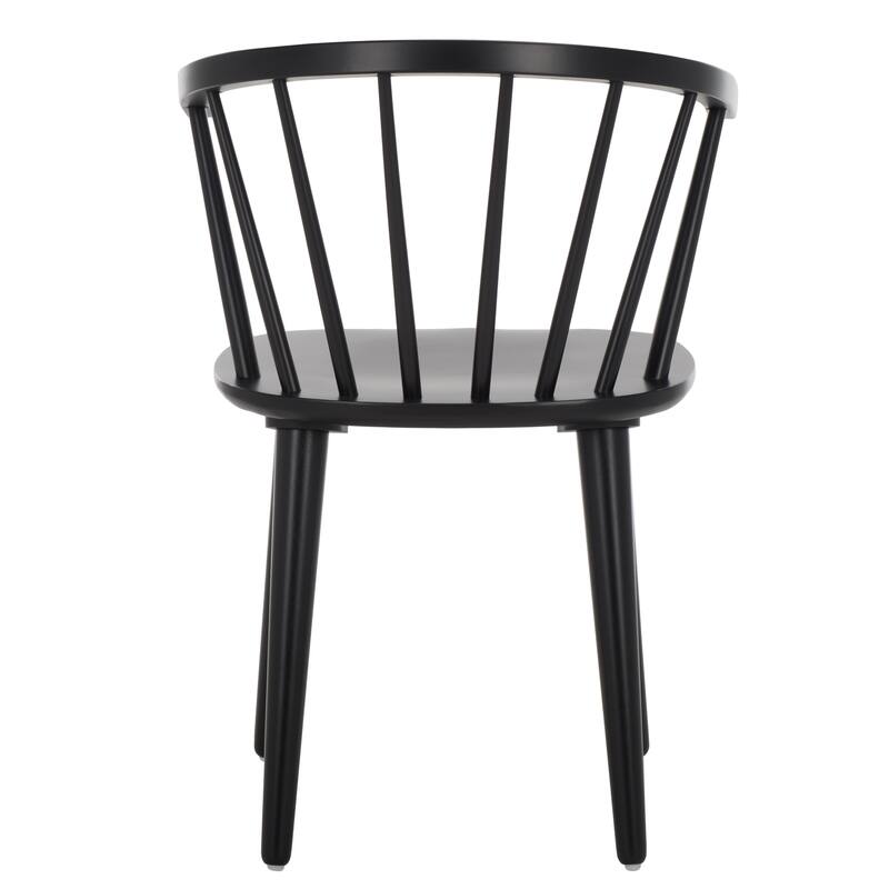 SAFAVIEH Home Blanchard 18-inch Curved Spindle Side Chair [SET of 2] - 21"W x 21"D x 30"H