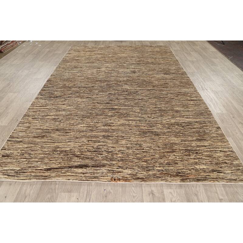 Modern Gabbeh Kashkoli Oriental Living Room Area Rug Wool Handmade - 6'6" x 9'8"