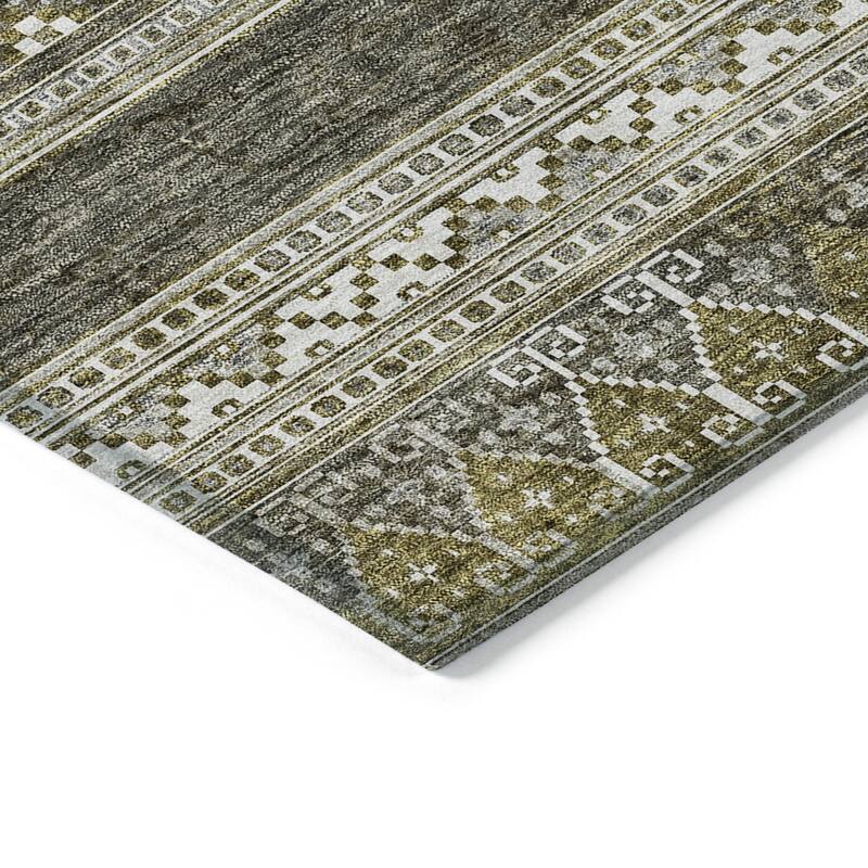 HomeRoots Southwestern Transitional Rectangle Outdoor Rug