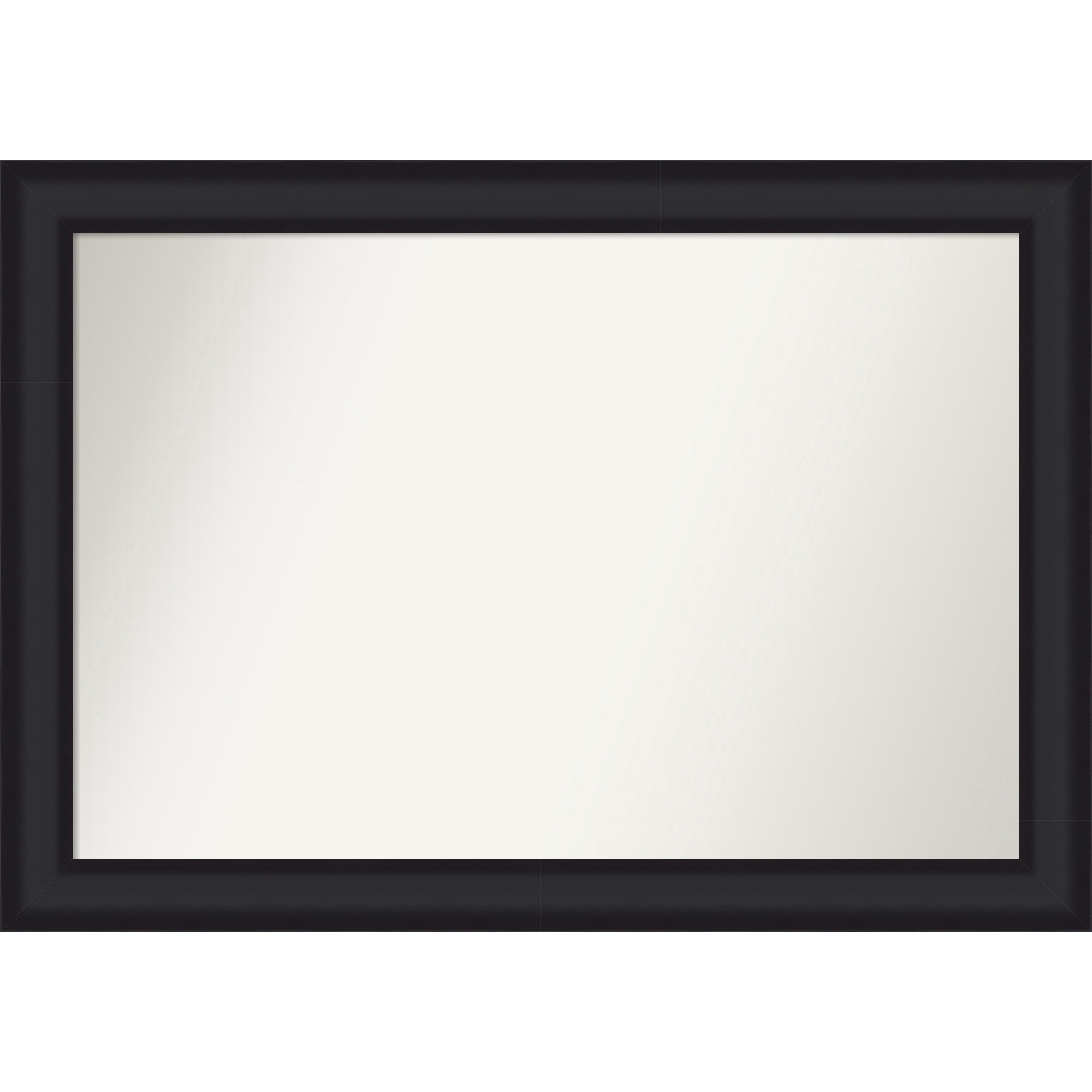 Oliver Non-Beveled Wood Framed Bathroom Vanity Wall Mirror