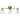 25 in. 3 Light Metal and Translucent Glass Shade Vanity