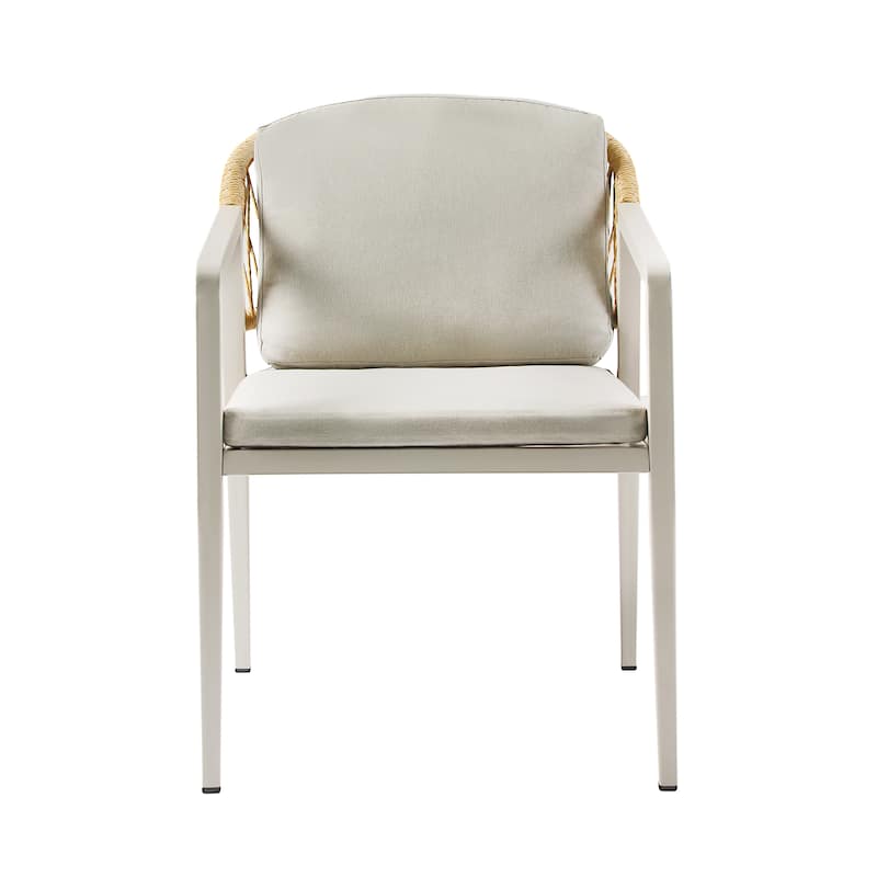 Hares Farmhouse Outdoor Acacia Wood 7-Piece Dining Sets with Cushions by Christopher Knight Home