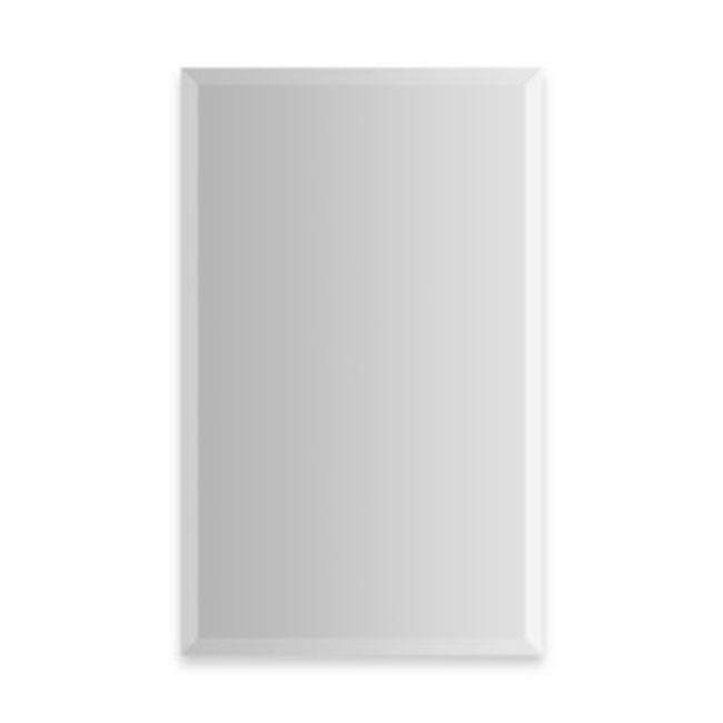 Robern PL Portray 23-1/4" x 30" Beveled Frameless Single Door Medicine - Mirrored - Mirrored Finish