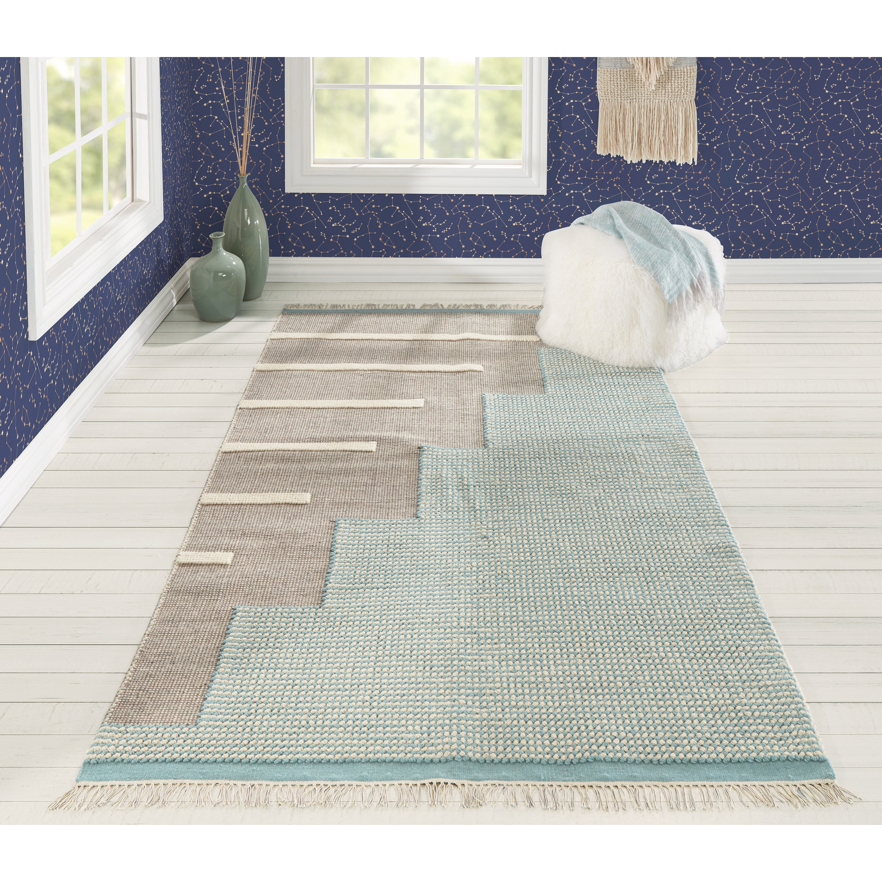 Novogratz By Momeni Karl Jules Hand Woven Wool Area Rug