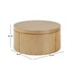 preview thumbnail 4 of 12, Walker Edison Modern Solid Oak Wood Veneer Round Coffee Table