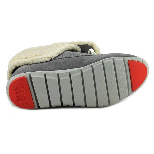 Shop Cole Haan Zerogrand Shl Chukwp Men Round Toe Suede Gray