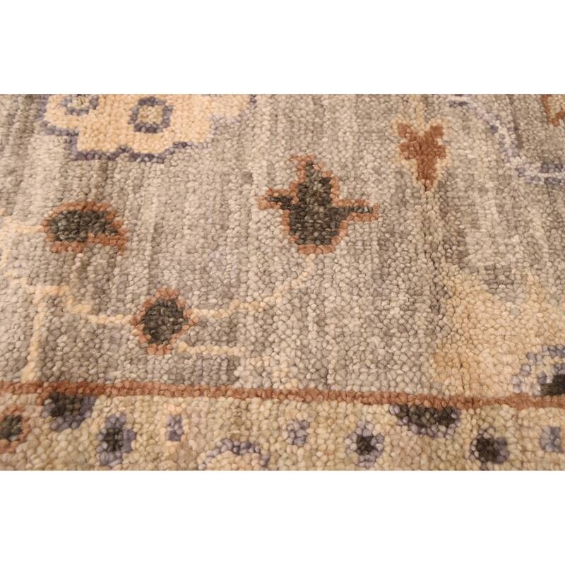 ECARPETGALLERY Hand-knotted Jules Serapi Grey Wool Rug - 8'10 x 12'0